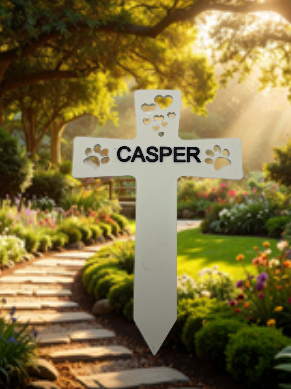 Pet Memorial - Casper Cross