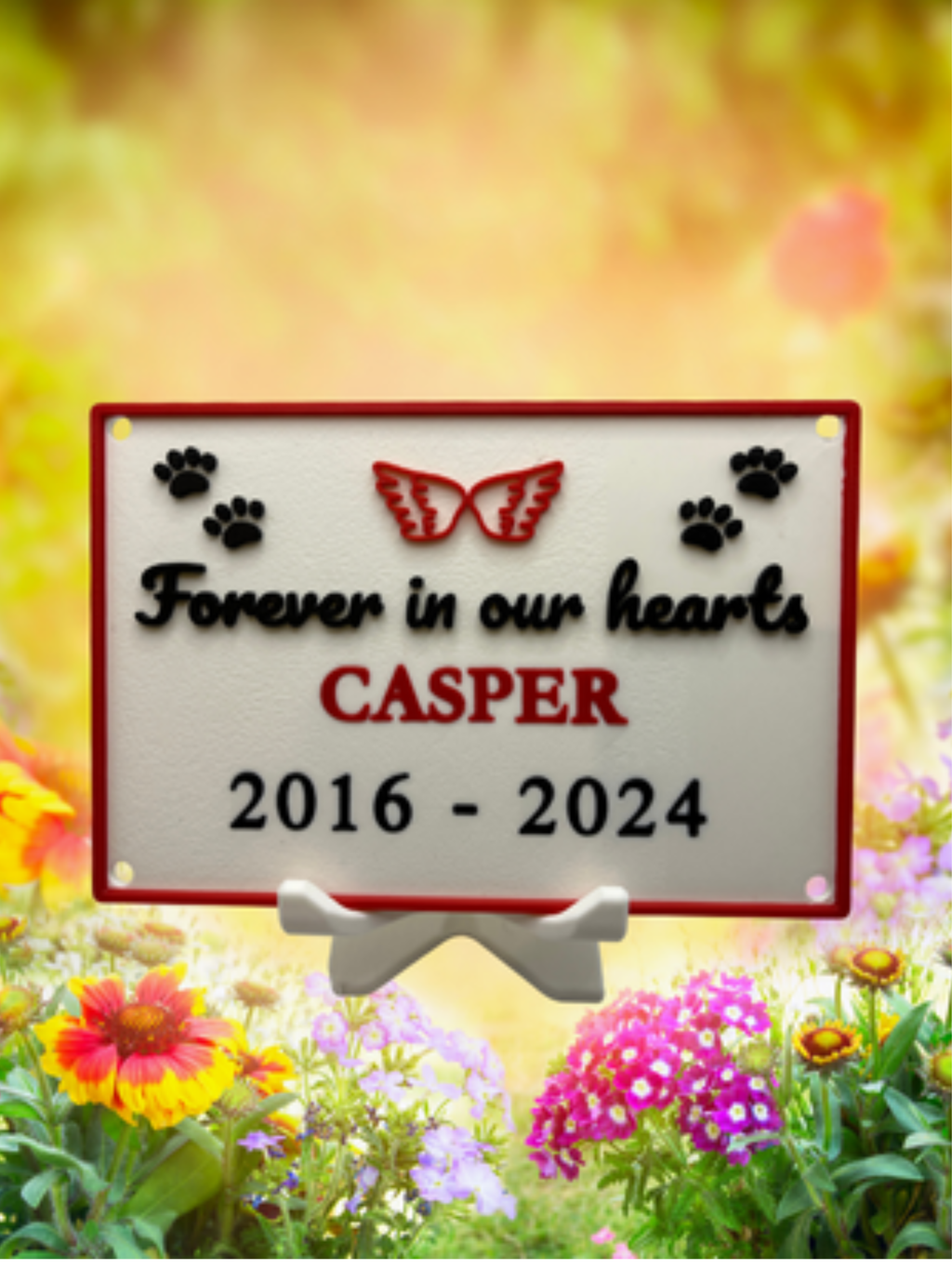 Pet Memorial - Casper Square Date