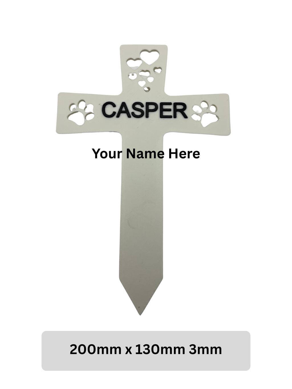 Pet Memorial - Casper Cross