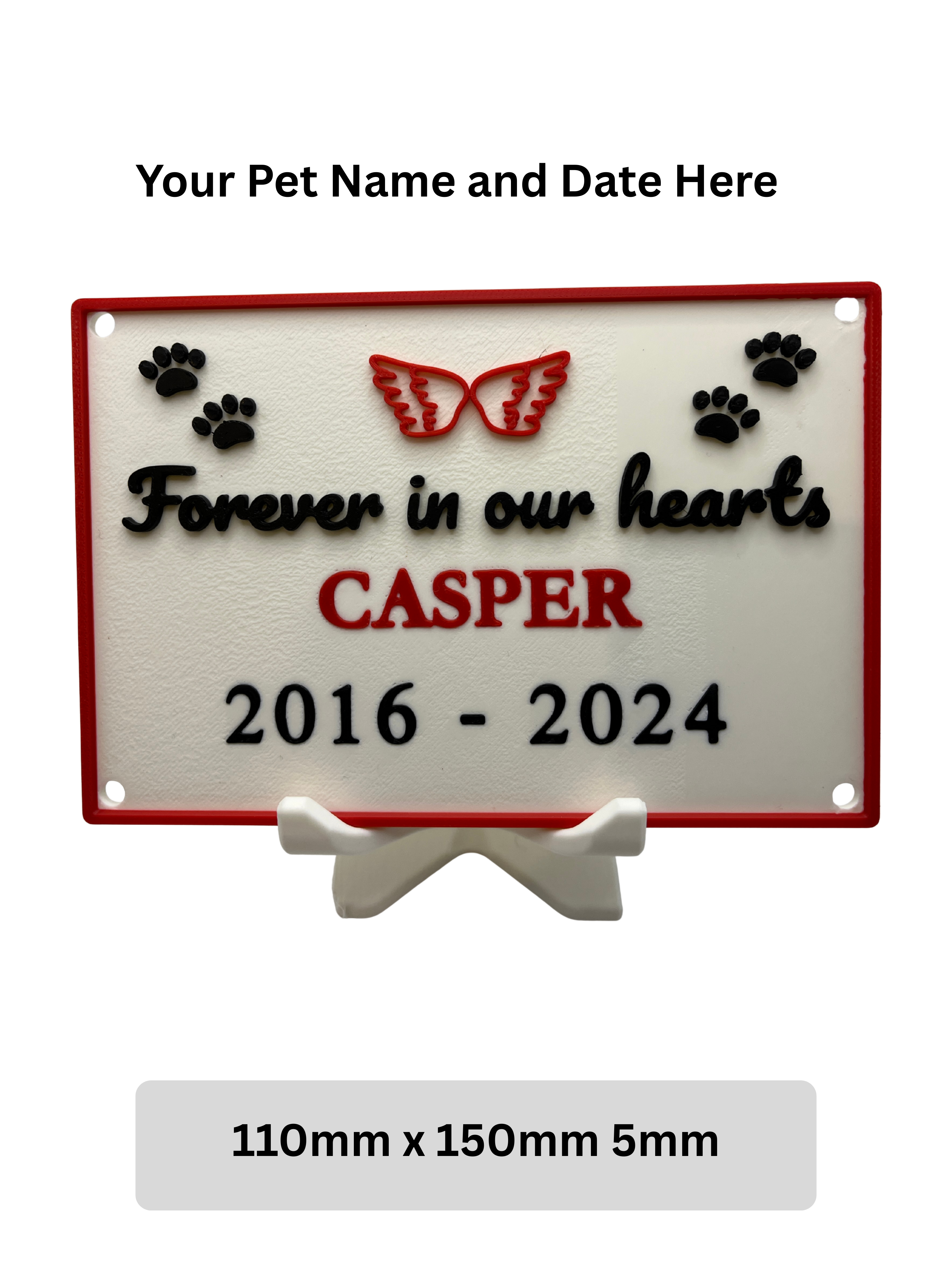 Pet Memorial - Casper Square Date