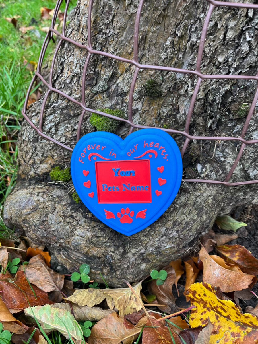 Pet Memorial - Blue Heart