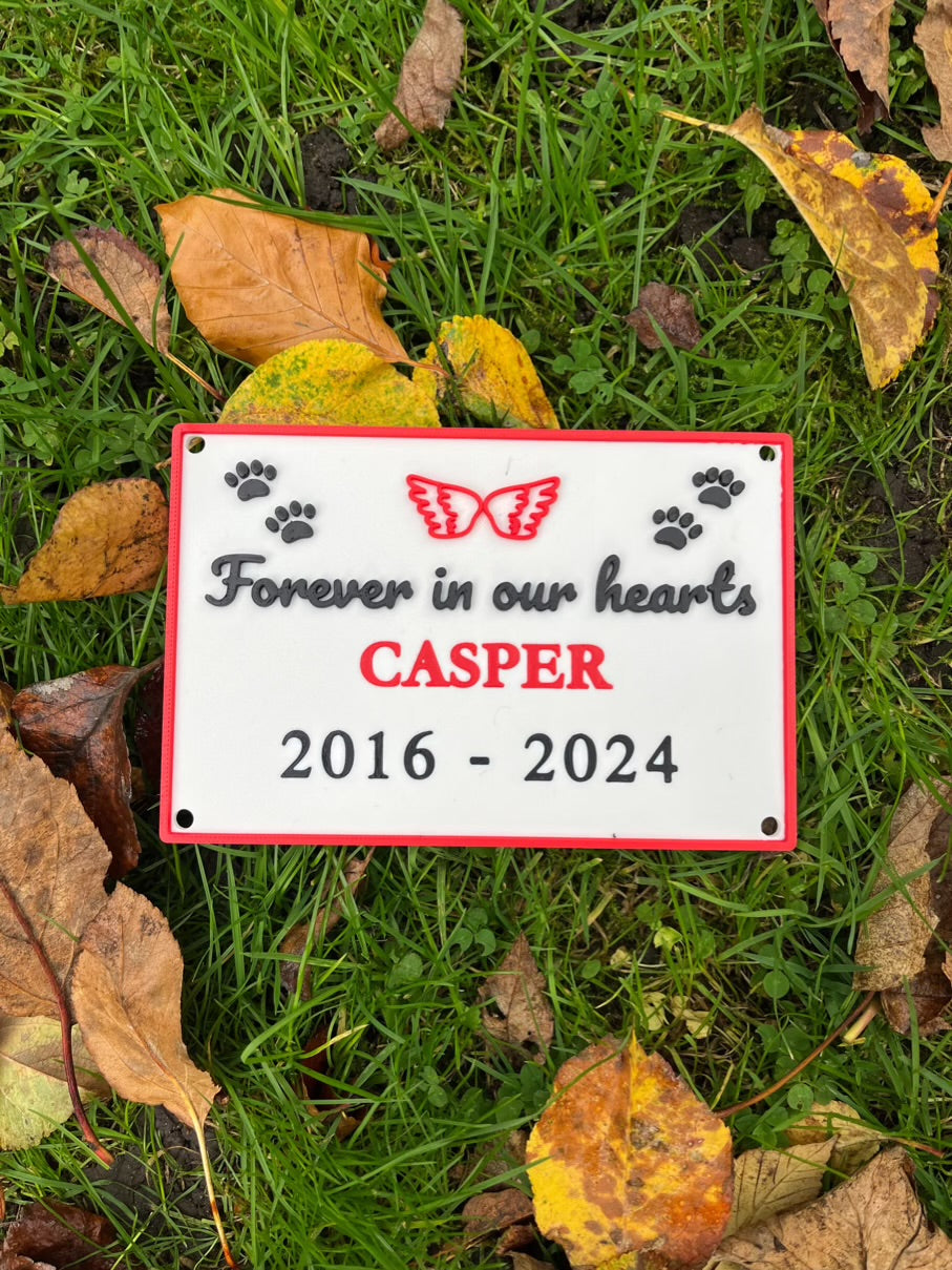 Pet Memorial - Casper Square Date