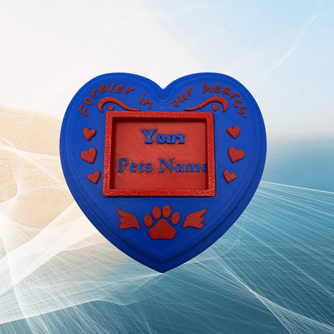 Pet Memorial - Blue Heart