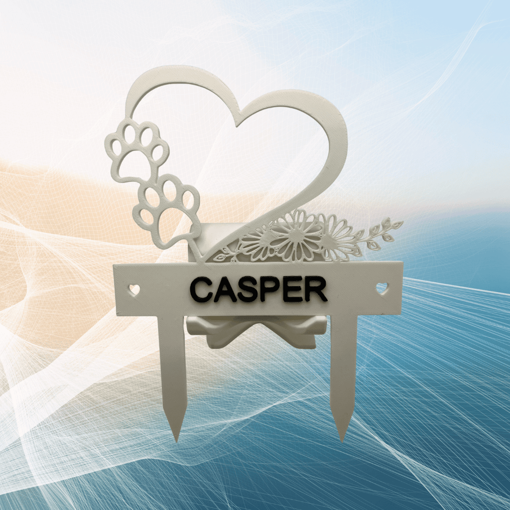 Pet Memorial - Casper Heart