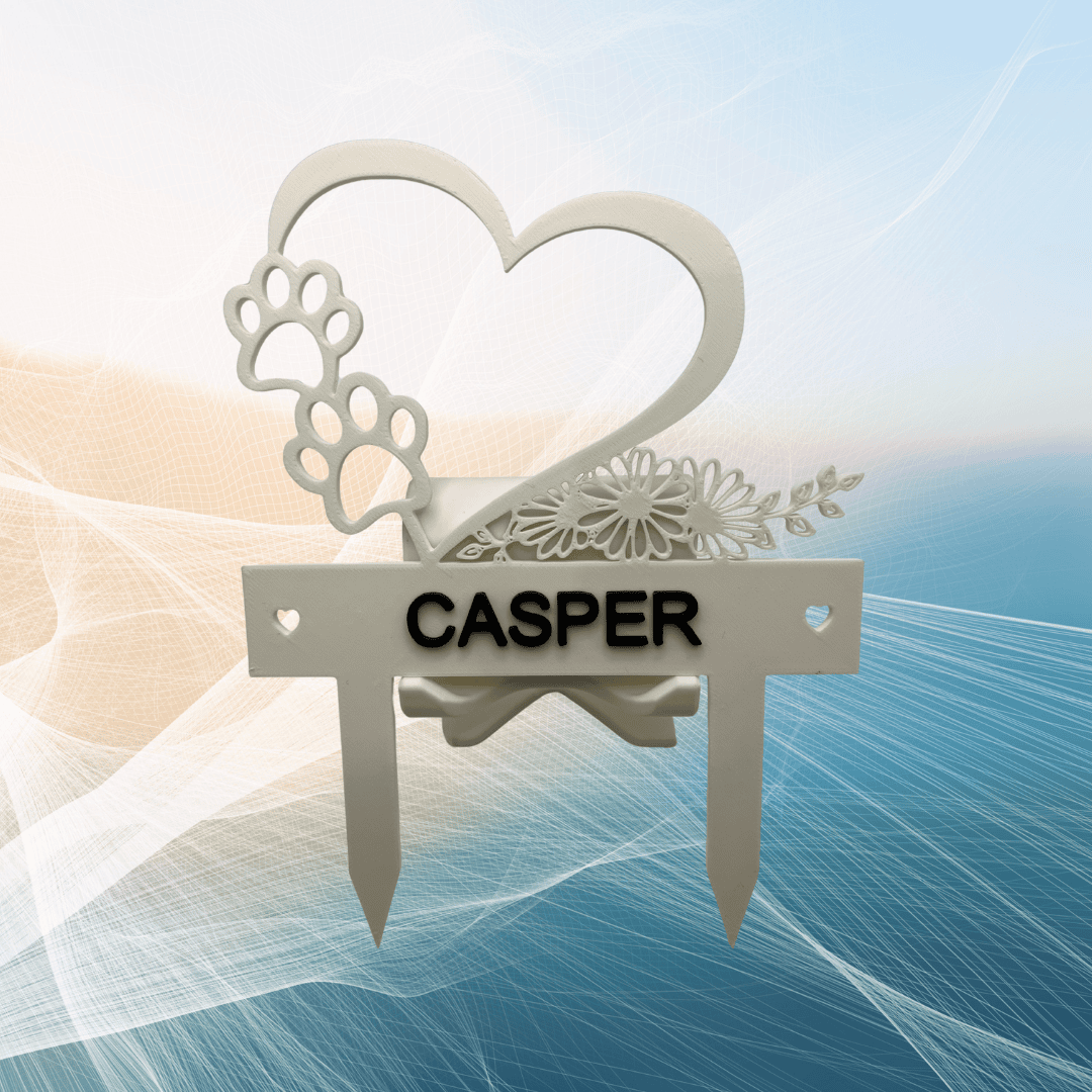 Pet Memorial - Casper Heart