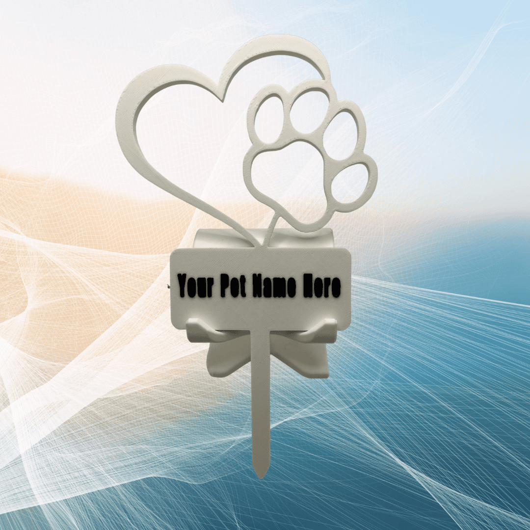 Pet Memorial - Heart Name/Year