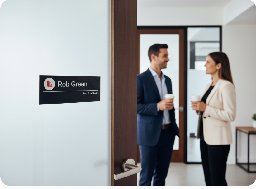 Corporate Name Plate