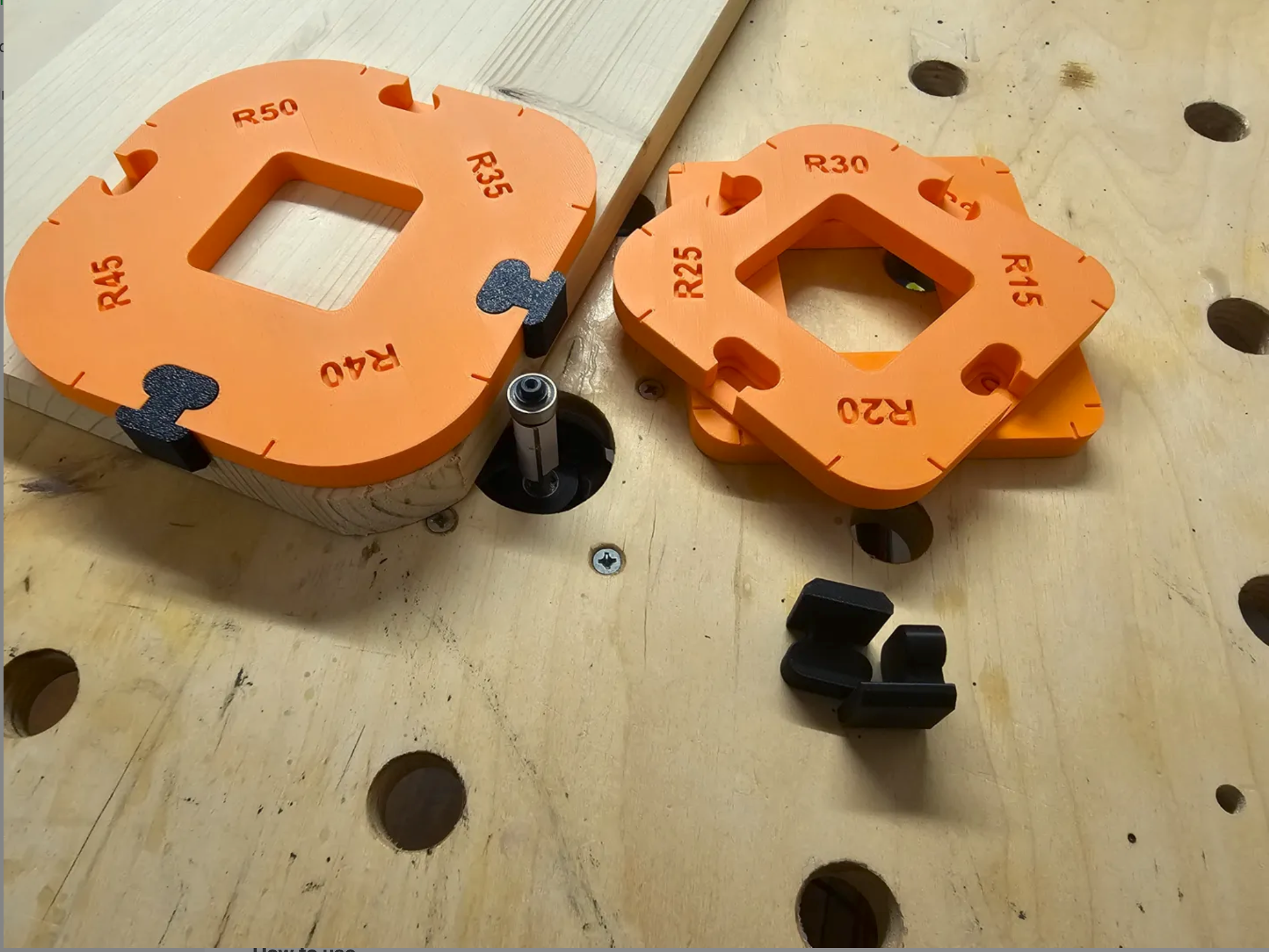 Router Corner Radius Jig